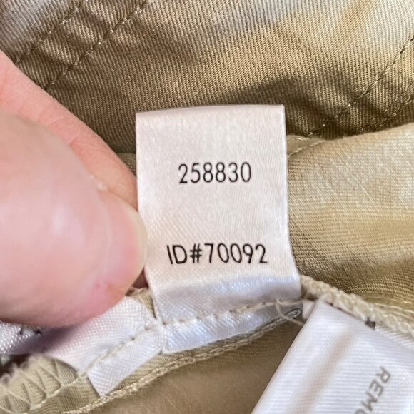 Ann Taylor Safari Style Jacket Khaki‎ Roll Up Sleeves Cargo Pockets Medium  NWT - Picture 12 of 12